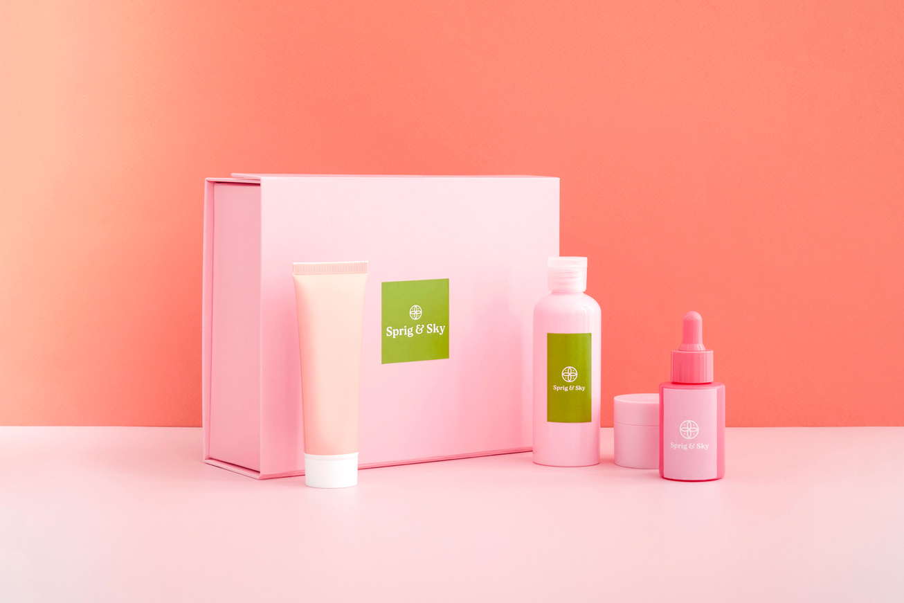 Skin Care Products with a Box