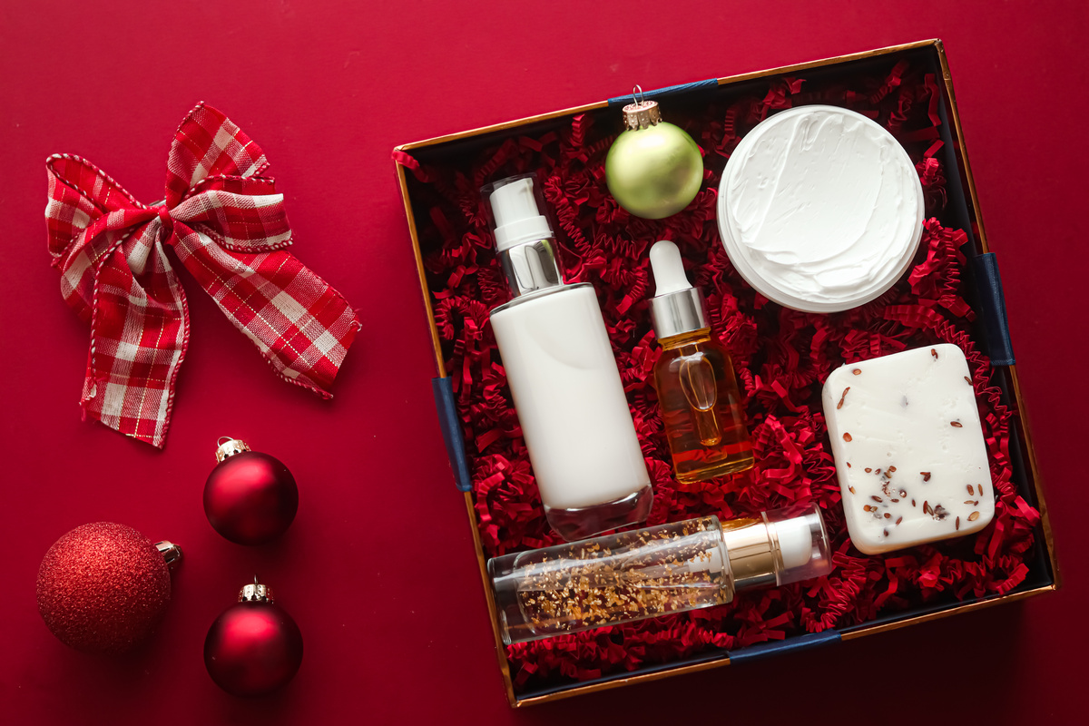 Christmas gift set, xmas holidays beauty box subscription packag